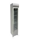 Kühlschrank Glastür Schmall, 360 x 422 x 1880 mm, weiß