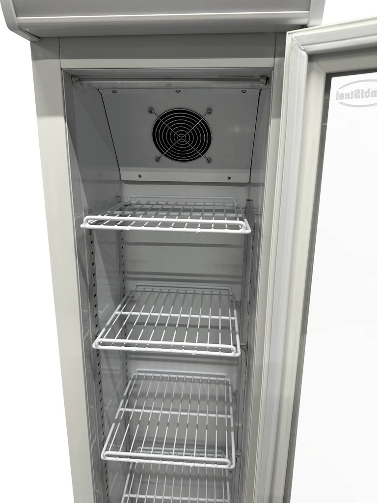 Kühlschrank Glastür Schmall, 360 x 422 x 1880 mm, weiß