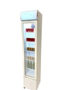 Kühlschrank Glastür Schmall, 360 x 422 x 1880 mm, weiß