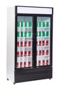 Kühlschrank 2 Glastüren BEZ-750 GD, 1120 x 610 x 1965 mm