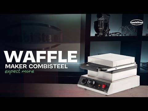 Waffeleisen aus Edelstahl, 300 x 450 x 250 mm