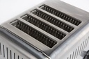 Toaster 4 aus Edelstahl, 290 x 260 x 220 mm