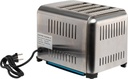 Toaster 4 aus Edelstahl, 290 x 260 x 220 mm