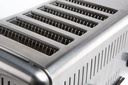 Toaster 6 aus Edelstahl, 420 x 260 x 220 mm