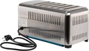 Toaster 6 aus Edelstahl, 420 x 260 x 220 mm