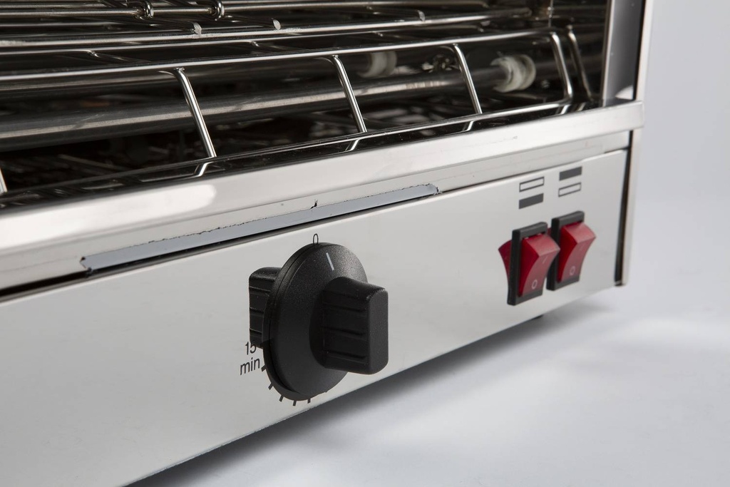 Salamander Toaster 1 aus Edelstahl, 490 x 250 x 280 mm