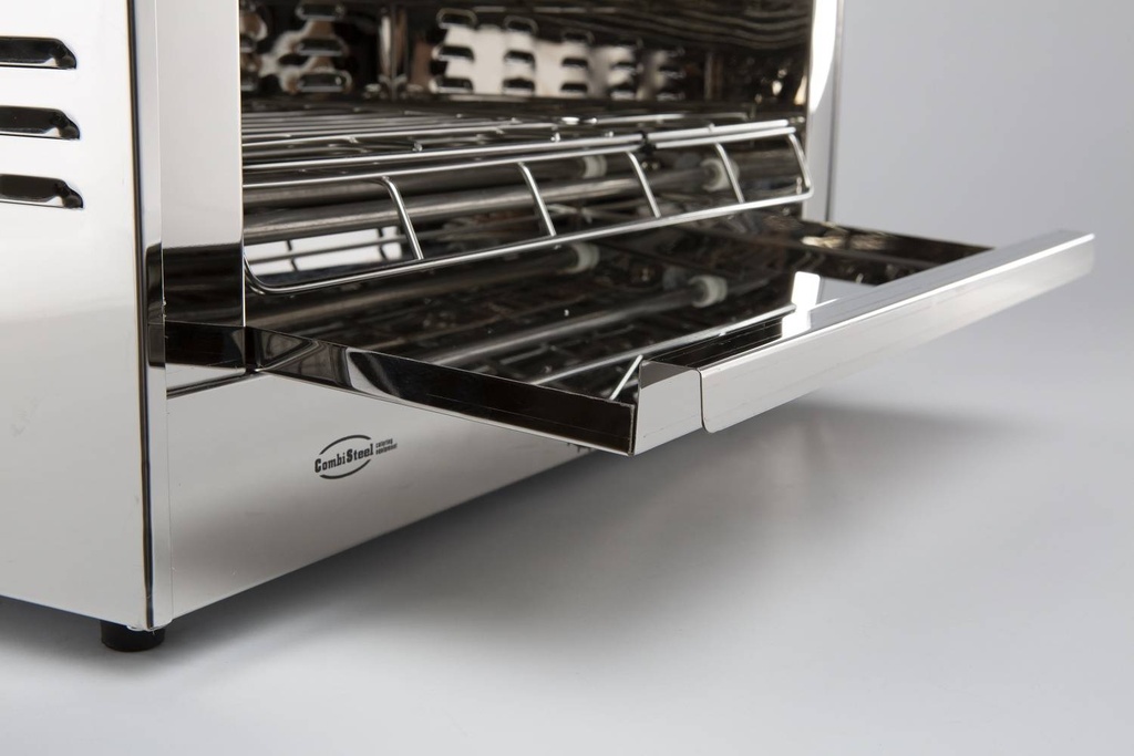 Salamander Toaster 2 aus Edelstahl, 490 x 250 x 380 mm