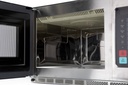 Microwelle aus Edelstahl, 3200 W, 574 x 528 x 368 mm