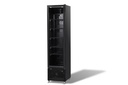 Kühlschrank Glastür, 460 x 560 x 1915 mm, schwarz