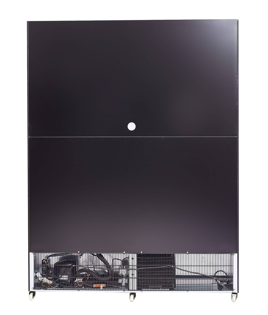 Kühlschrank 3, 1600 x 600 x 2100 mm, 1200 L, schwarz