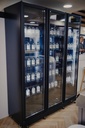 Kühlschrank 3, 1600 x 600 x 2100 mm, 1200 L, schwarz