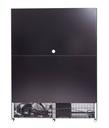 Kühlschrank 3 Glastüren, 1600 x 600 x 2100 mm, schwarz