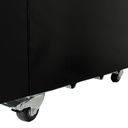 Kühlschrank Glastür, 610 x 610 x 1973 mm, 360 L, schwarz