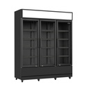 Kühlschrank 3, 1600 x 610 x 1973 mm, 1065 L, schwarz