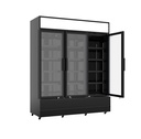 Kühlschrank 3, 1600 x 610 x 1973 mm, 1065 L, schwarz
