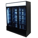 Kühlschrank 3, 1600 x 610 x 1973 mm, 1065 L, schwarz
