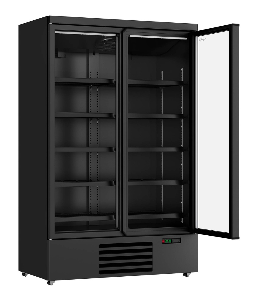 Kühlschrank 2, 1253 x 710 x 2003 mm, 1000 L, schwarz