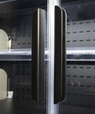 Wandkühlung Marco, 1935 x 740 x 2010 mm, 1147 L, schwarz
