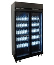 Kühlschrank 2, 1100 x 596 x 2003 mm, 580 L, schwarz