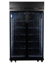 Kühlschrank 2, 1100 x 596 x 2003 mm, 580 L, schwarz