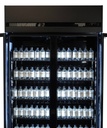Kühlschrank 2, 1100 x 596 x 2003 mm, 580 L, schwarz