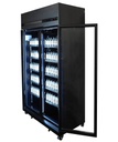 Kühlschrank 2, 1100 x 596 x 2003 mm, 580 L, schwarz