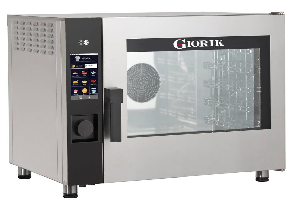 Gas Konvektions-/Dampfbackofen, 5 x 1/1 GN oder EN, 870 x 790 x 720 mm