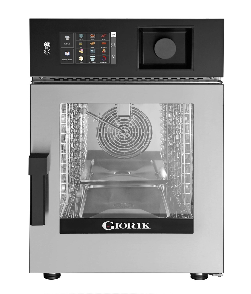 Combisteamer Elektro aus Edelstahl, 6 x 1/1 GN, 519 x 808 x 770 mm