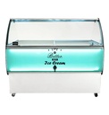 Speiseisvitrine Curacao, 10 x 5 L, 1447 x 825 x 1257 mm, weiß