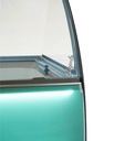 Speiseisvitrine Curacao, 10 x 5 L, 1447 x 825 x 1257 mm, weiß