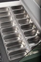 Speiseisvitrine Hawai, 16 x 5 L, 1590 x 1195 x 1335 mm, weiß
