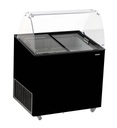 Speiseisvitrine Corsica SchwarzLT, 909 x 684 x 1229 mm