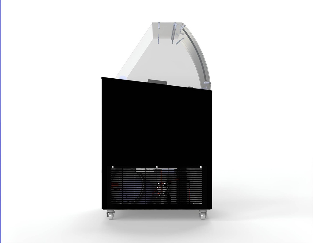 Speiseisvitrine Corsica SchwarzLT, 909 x 684 x 1229 mm