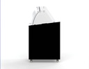 Speiseisvitrine Corsica SchwarzLT, 909 x 684 x 1229 mm