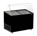Speiseisvitrine Java, 8 x 5 L, 1184 x 684 x 1229 mm, schwarz
