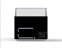 Speiseisvitrine Java, 8 x 5 L, 1184 x 684 x 1229 mm, schwarz