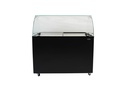 Speiseisvitrine Java, 8 x 5 L, 1184 x 684 x 1229 mm, schwarz