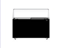 Speiseisvitrine Tenerife, 10 x 5 L, 1439 x 727 x 1229 mm, schwarz