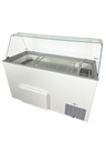 Speiseisvitrine Tenerife, 10 x 5 L, 1439 x 727 x 1229 mm, weiß