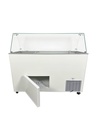 Speiseisvitrine Tenerife, 10 x 5 L, 1439 x 727 x 1229 mm, weiß