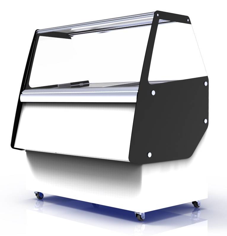 Speiseisvitrine Ibiza, 8 x 5 L, 1194 x 842 x 1285 mm