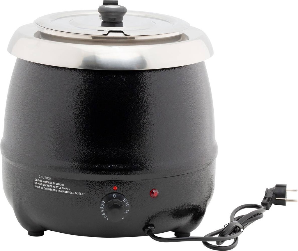 Suppenkocher, 10 L, 360 x 360 x 400 mm, schwarz