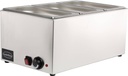 Elektro Bain-Marie aus Edelstahl, 538 x 336 x 243 mm