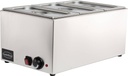 Elektro Bain-Marie aus Edelstahl, 538 x 336 x 243 mm