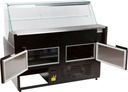 Kühlvitrine Oscar 2.0, 1959 x 815 x 1280 mm, schwarz