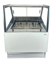Speiseisvitrine Komodo, 6 x 5 L, 910 x 880 x 1300 mm, weiß