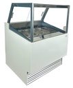 Speiseisvitrine Komodo, 6 x 5 L, 910 x 880 x 1300 mm, weiß