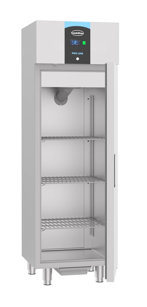 Kühlschrank aus Edelstahl, 400 L, 600 x 600 x 1950 mm