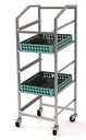 Geschirrkorbwagen, 550 x 510 x 1520 mm