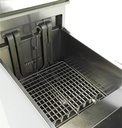 Elektro Friteuse aus Edelstahl, 1 x 25 L, 400 x 800 x 1180 mm